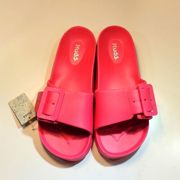 BRAND NEW MUDD ONE STRAP BAND SLIDES OPEN TOE SANDAL - Picture 2 of 15